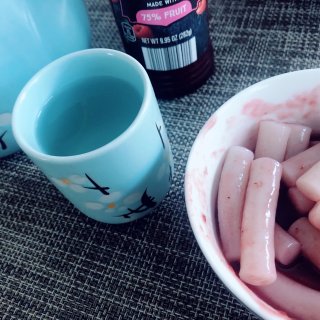 树莓果酱+年糕