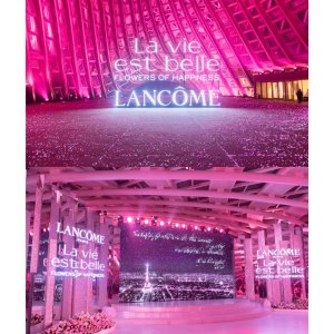 北京兰蔻新香水发布会，是拥有粉色星河的宫殿呀！✨✨