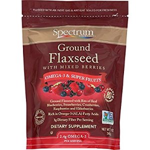 Spectrum Essentials Ground Flaxseed with Mixed Berries 12 Ounce
