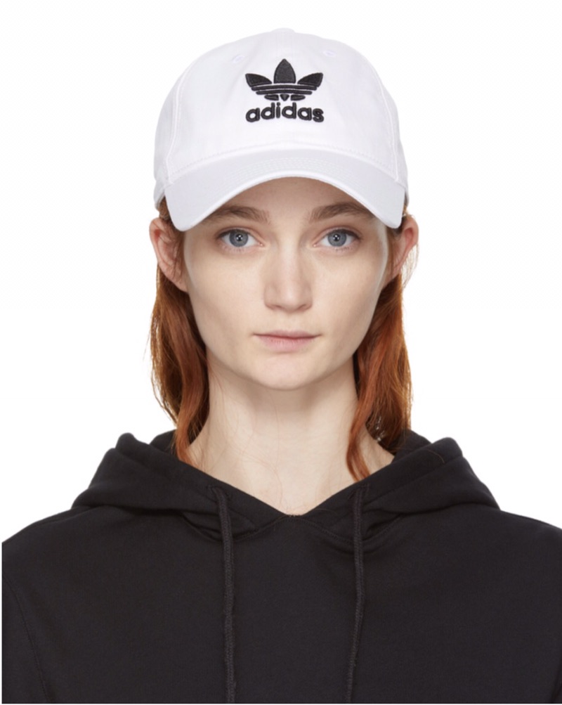 adidas Originals: White Trefoil 帽子