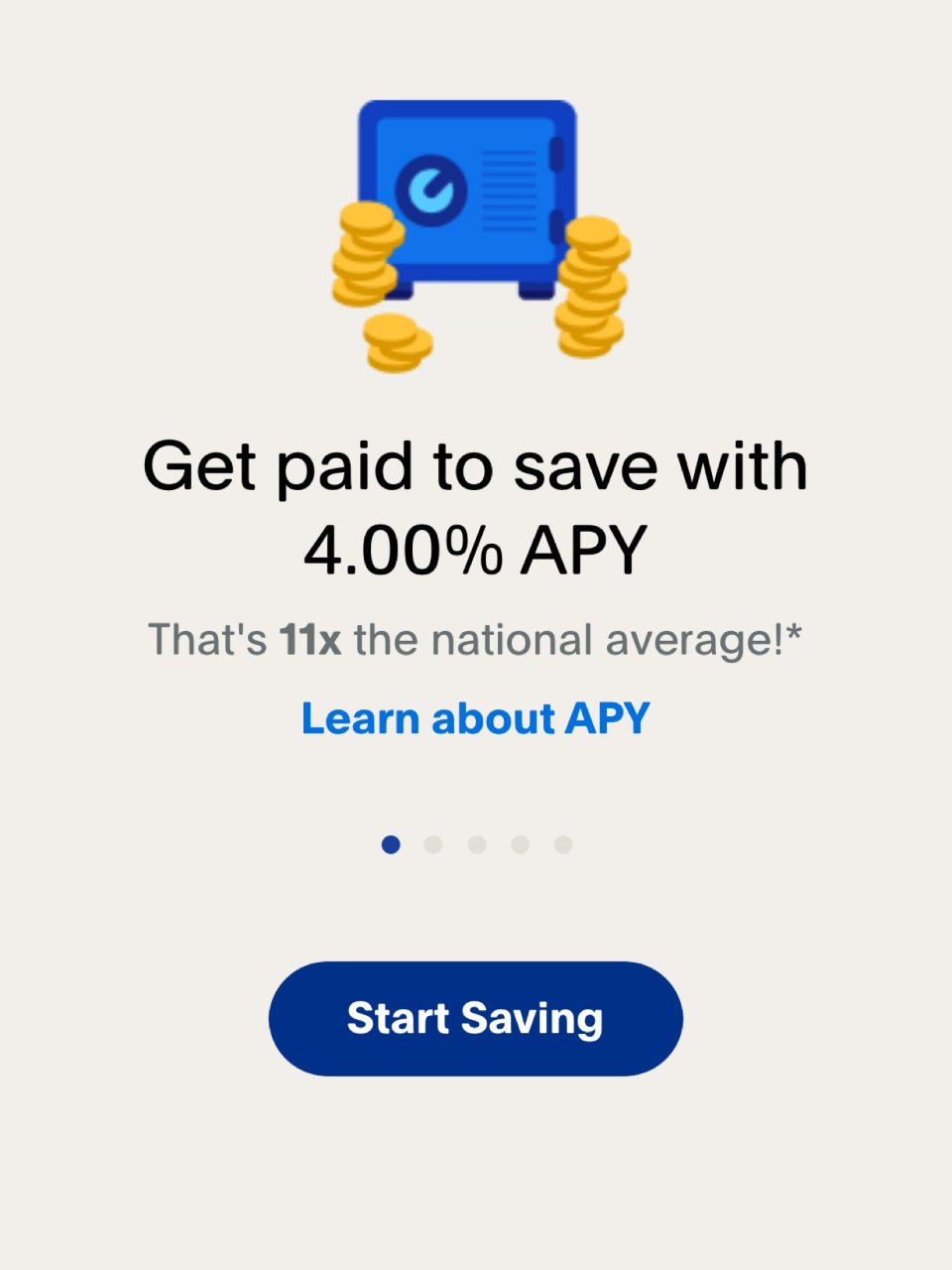 Paypal出了4%APY的账户...