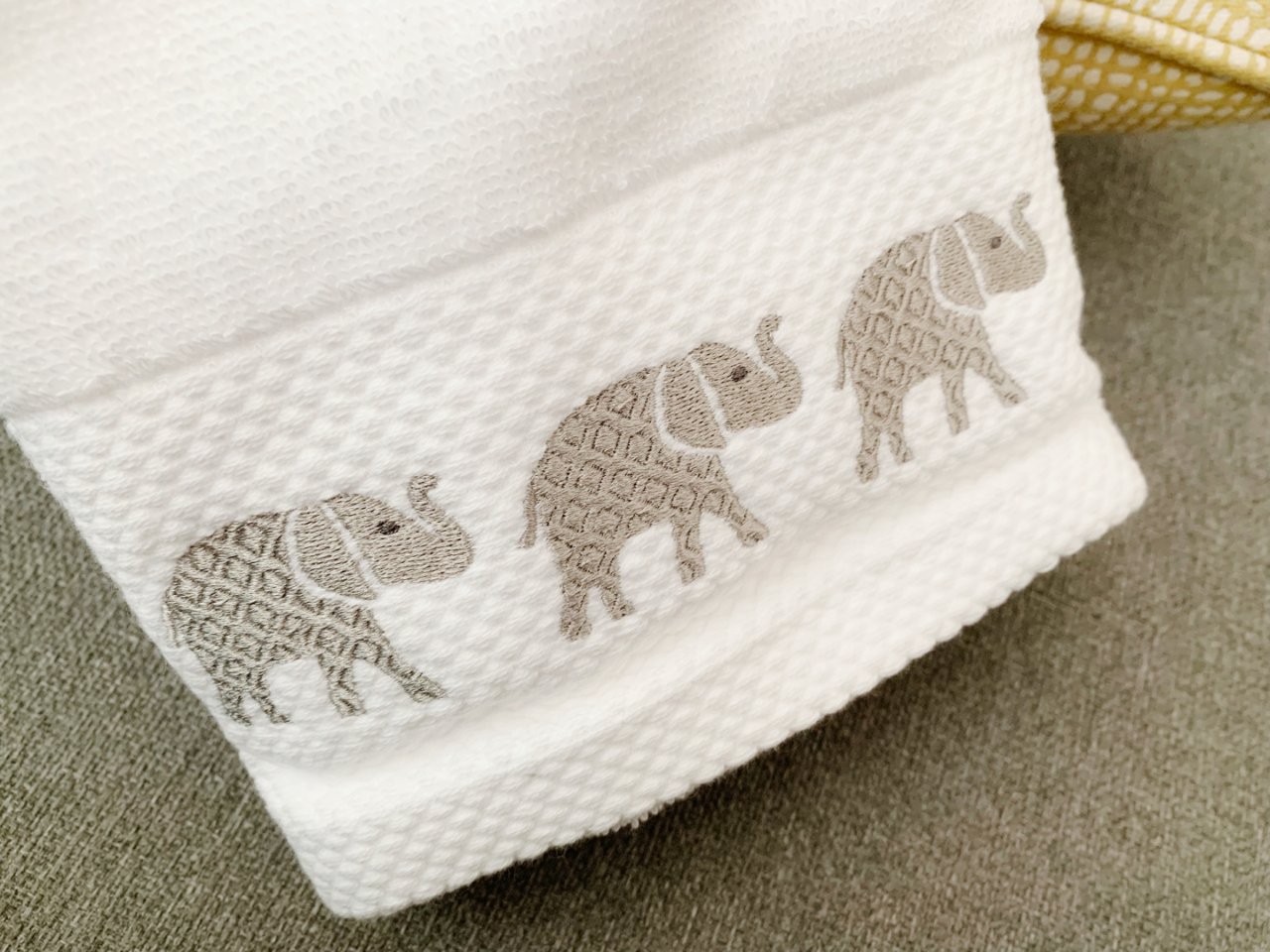 【homegoods】可爱的象象擦手毛巾...