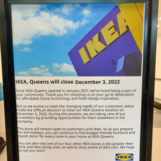 Queens Ikea要关门了！...