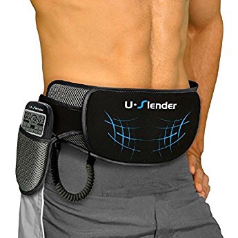 Slendertone Abs5 Abdominal Muscle Toner - Core Abs Workout Belt - Black : Abdominal Trainers : Sports & Outdoors 电流刺激减腹部
