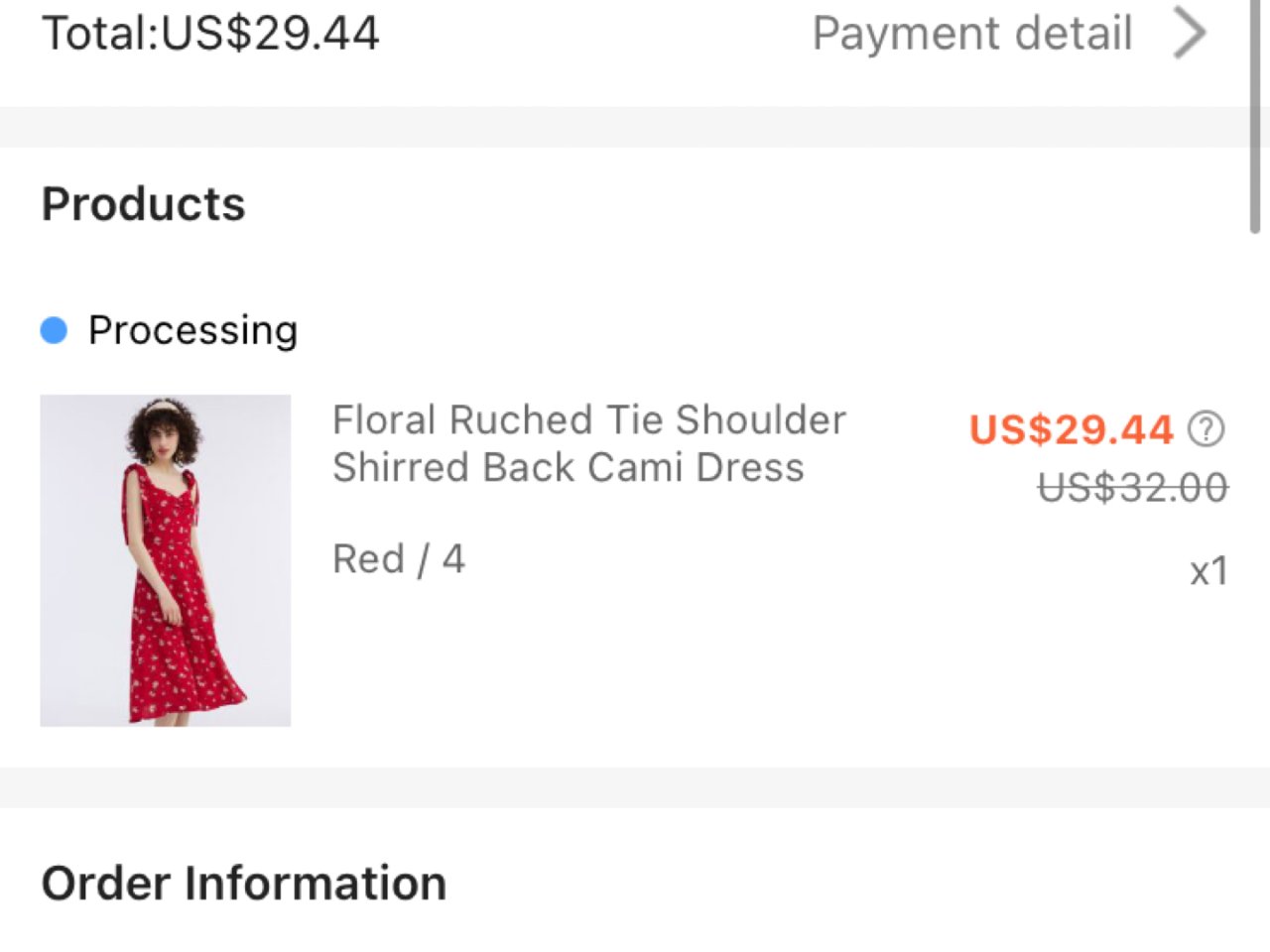 在免邮最后一分钟下了这条红裙。。。...