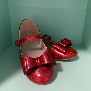 儿童芭蕾红鞋