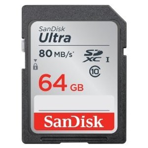 $22.99 SanDisk 64GB Ultra 内存卡