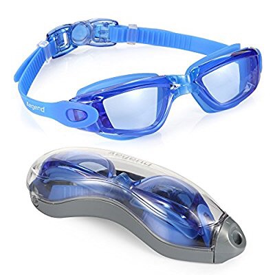 Aegend游泳眼罩w /无泄漏防雾紫外线保护