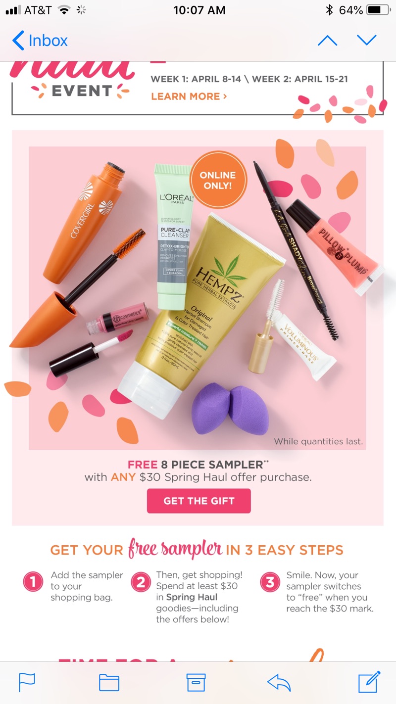 ULTA Beauty 指定Haul Offer商品满额送好礼