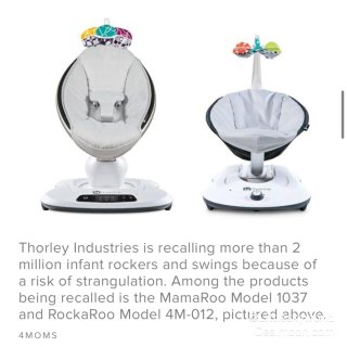 ⚠️超過2億個 4moms 嬰兒搖椅回收...