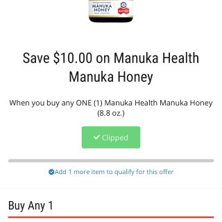 半價的 Manuka Honey MGO...