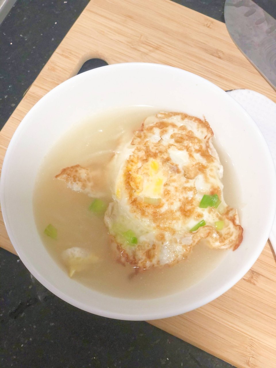 白萝卜煎蛋汤