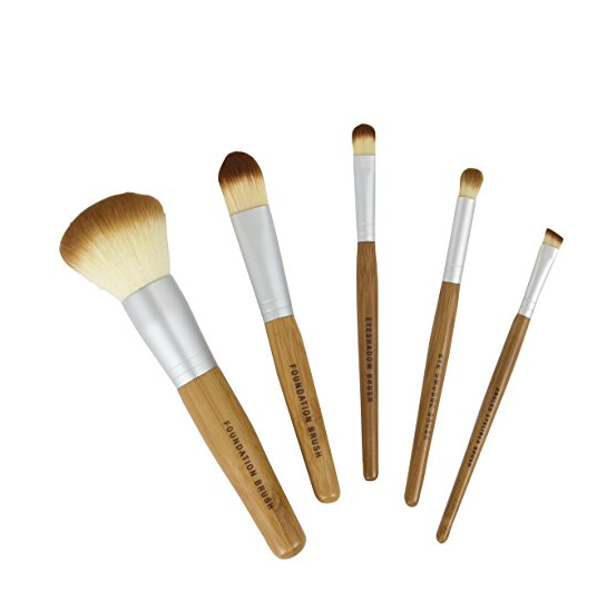 Evriholder Bamboo Naturals化妆刷5件套