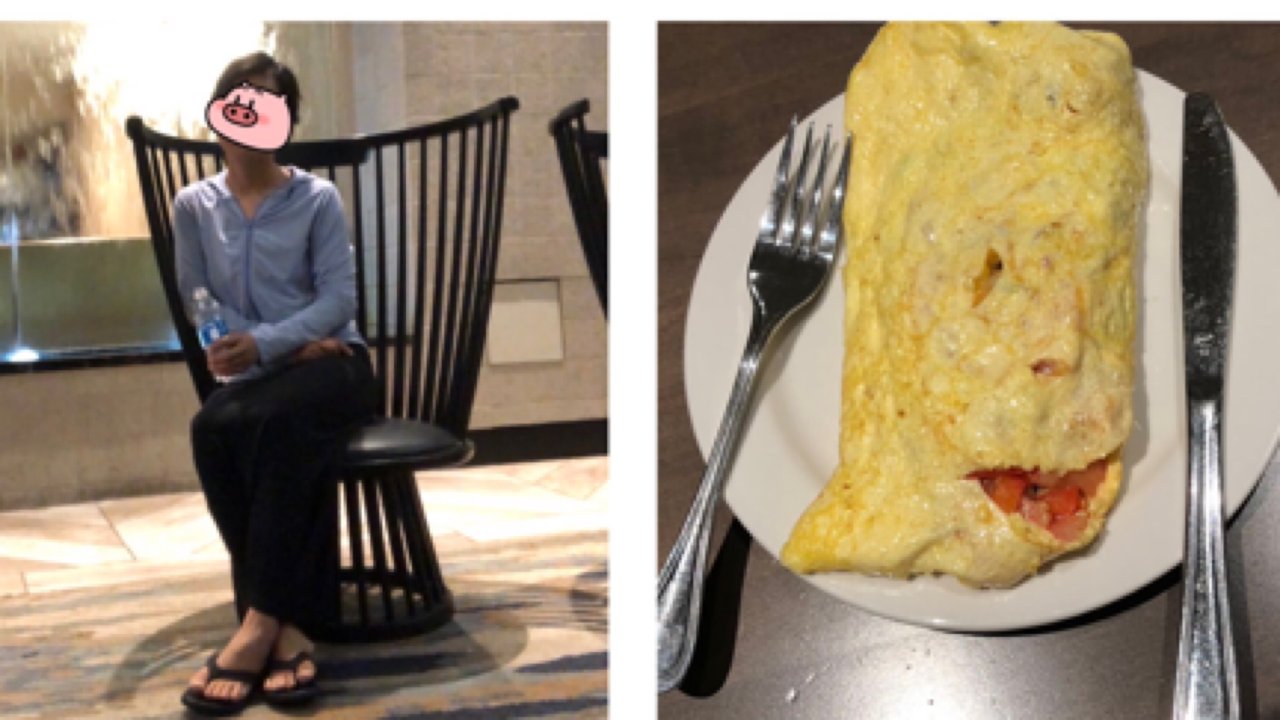 早餐 Omelette 从宾馆偷师来着