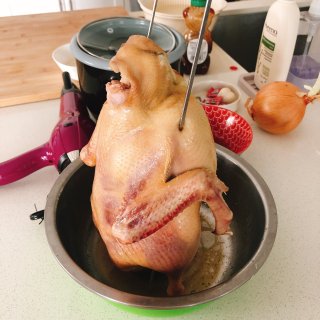 家庭版自制烤鸭...
