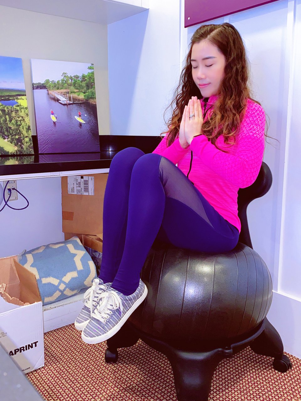 yoga,办公室小物,椅子,瑜伽球