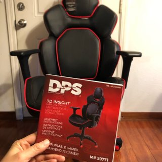 組裝好啦,打機凳,DPS 3D gaming Chair,Costco
