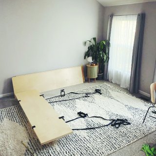 家居日常更新｜化身女超人给卧室加了个地毯...