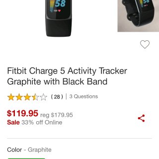 健身追踪器•Fitbit Charge ...