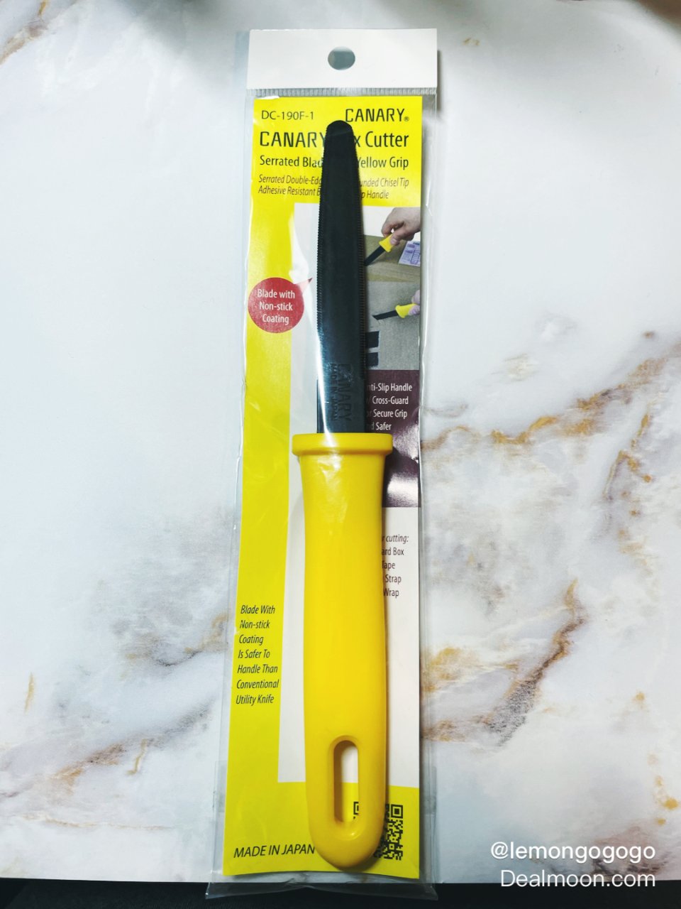 Canary Corrugated Cardboard Cutter Dan Chan [Fluorine Coating] Yellow Dc-190F