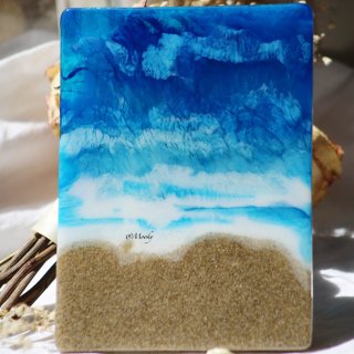 DIY海浪沙滩【树脂】装饰画...