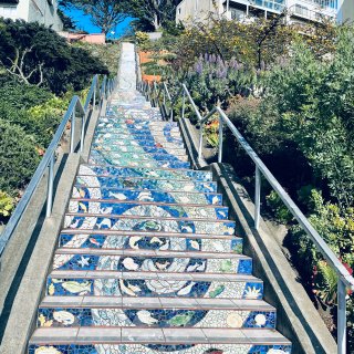 Mosaic Stairway 马赛克楼...