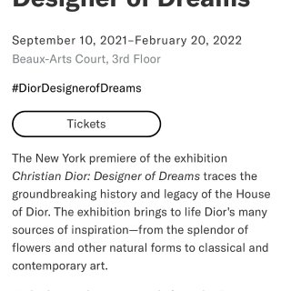 不容错过的Dior时装展将于9月在布鲁克...