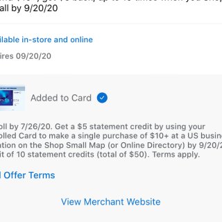 Amex offer