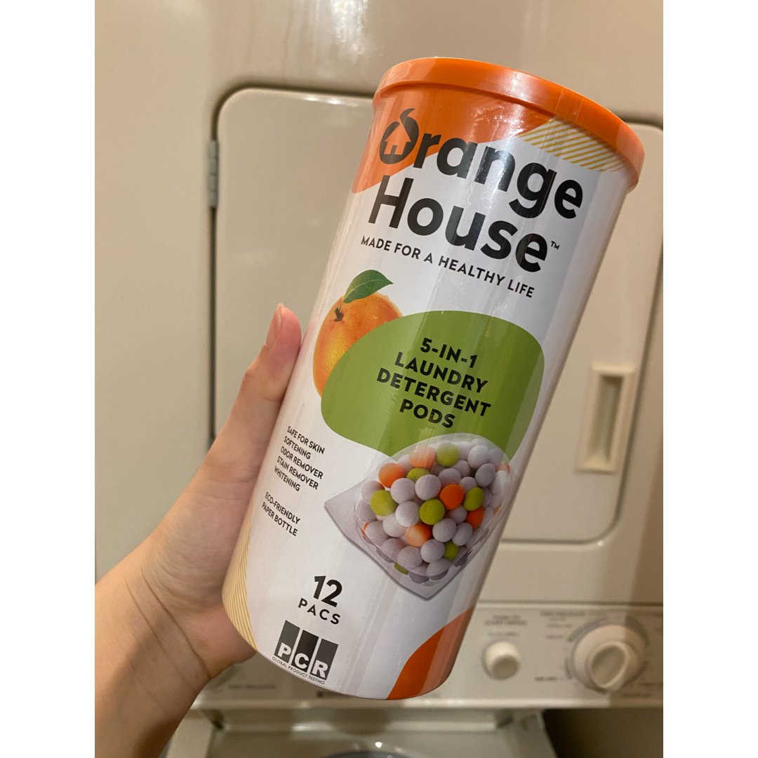 Orange House橙子味固体洗衣球...