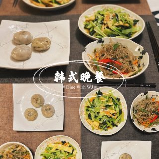 新品试吃｜韩式杂菜+章鱼饺子组成韩风晚餐...