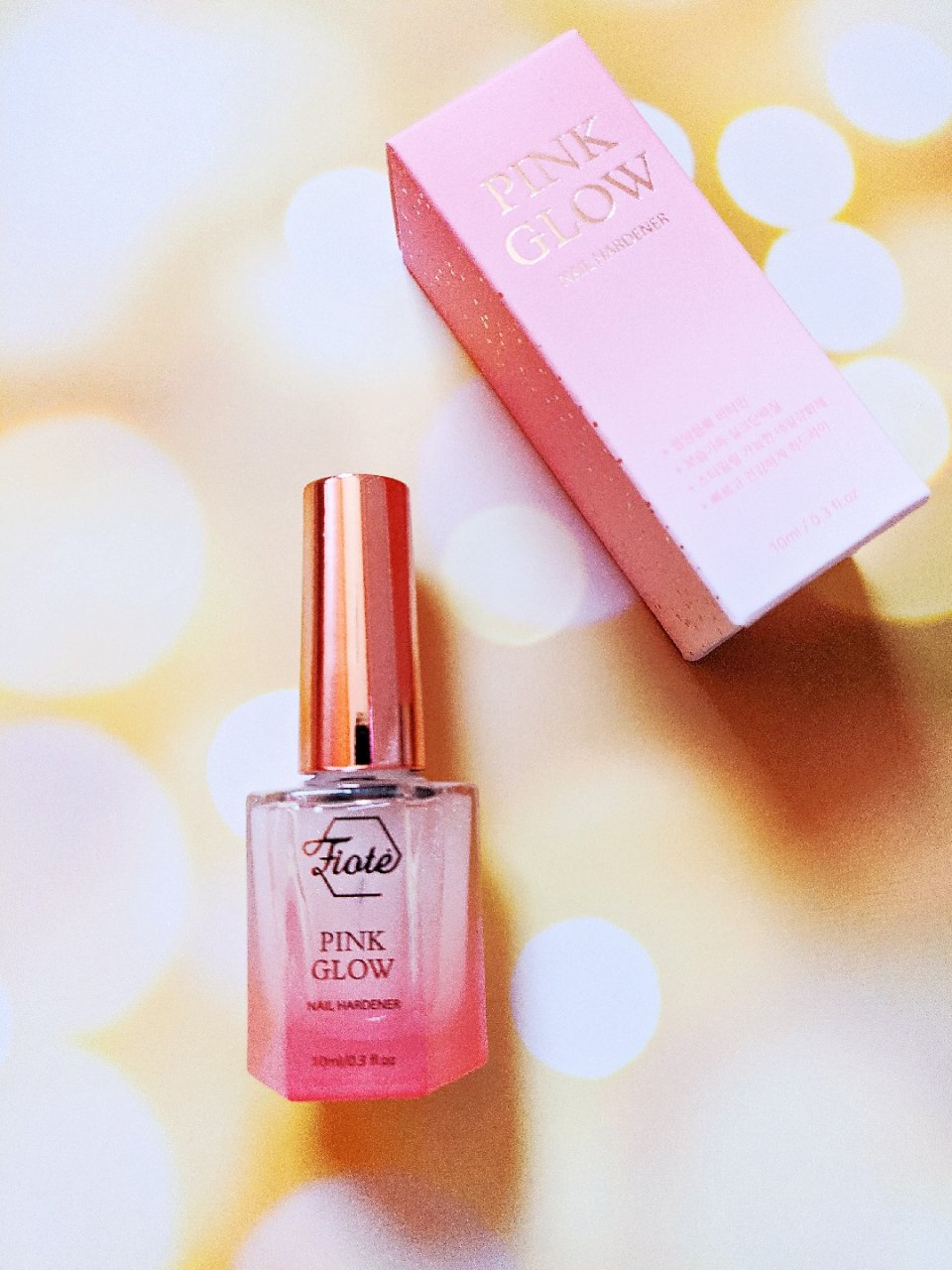 Pink Glow Nail Hardener - Single Bottle
