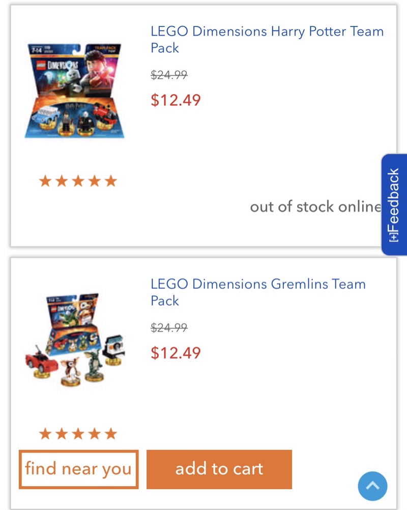 Toys R Us: lego dimensions 乐高游戏系列