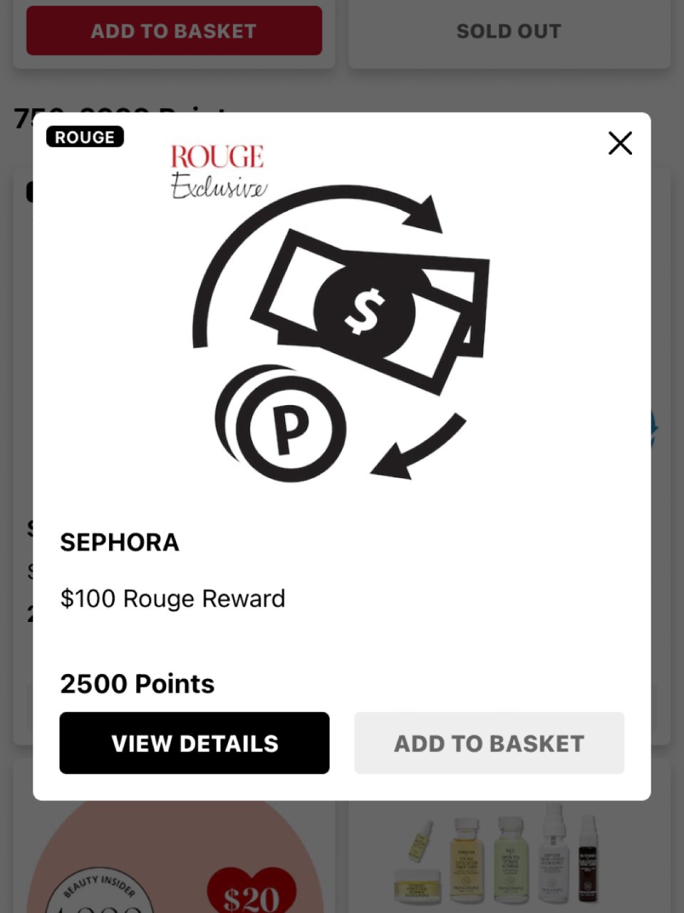 Sephora $100 