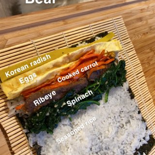 自制韩国寿司 