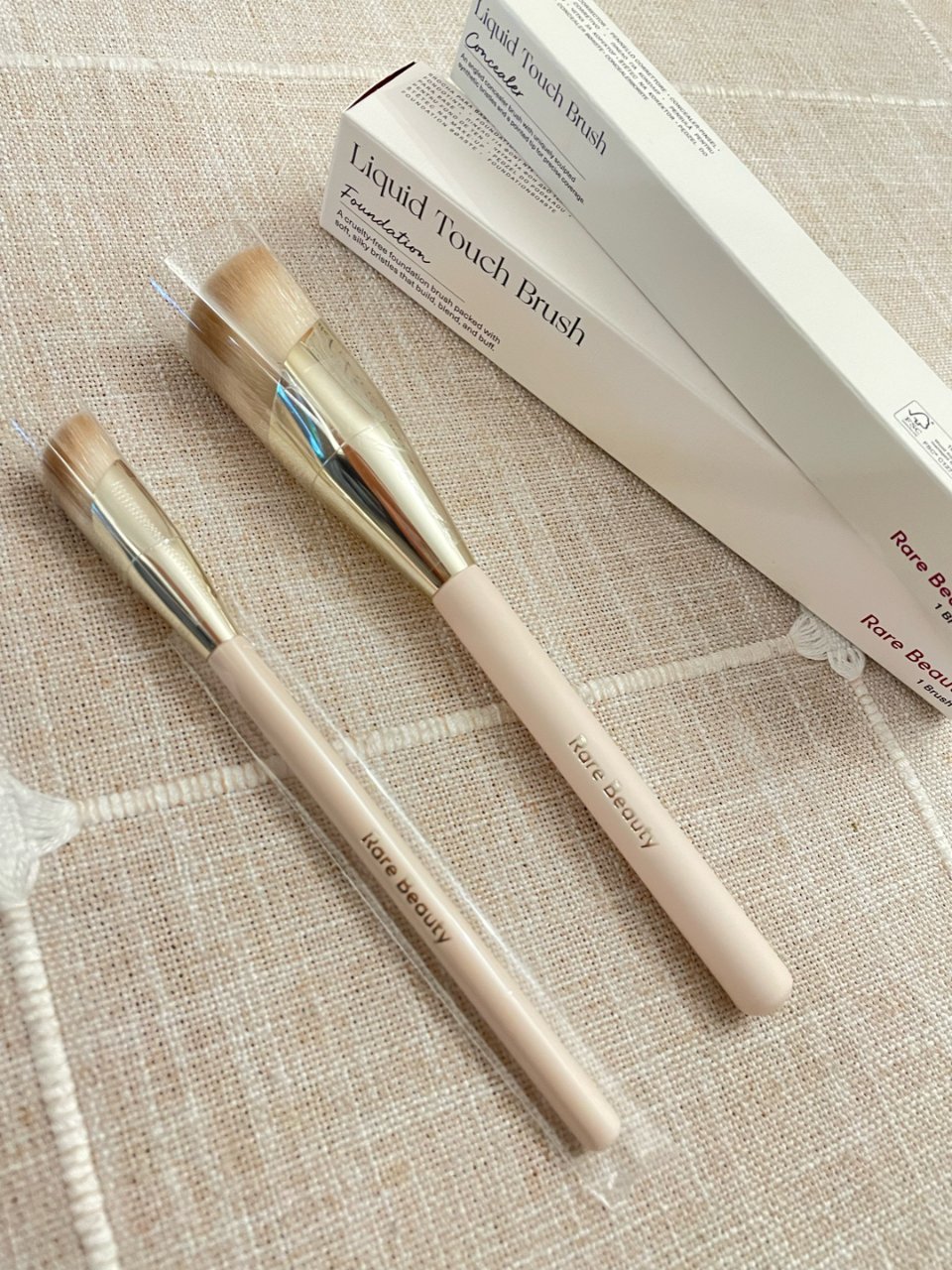 Rare Beauty Liquid Touch Concealer Brush | Space NK,Rare Beauty Liquid Touch Foundation Brush | Space NK