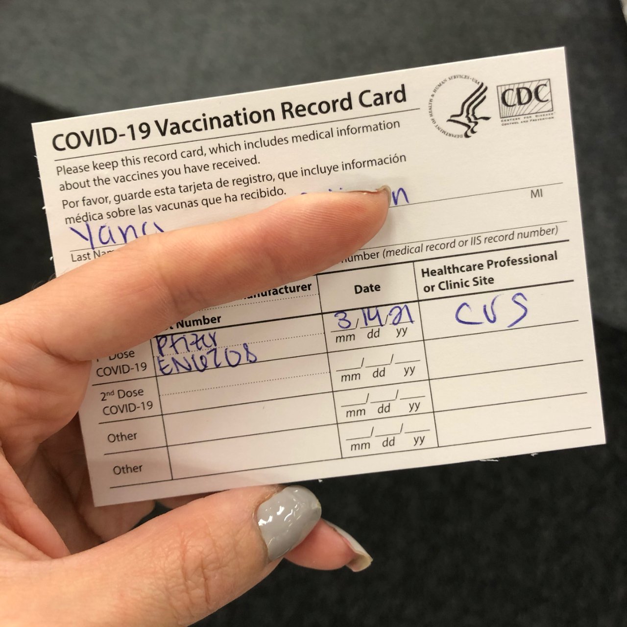 终于打上了疫苗！CVS相对还是好刷位置！...