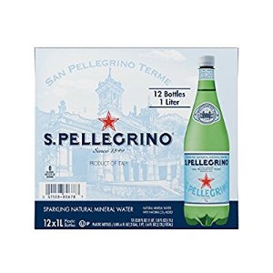 San Pellegrino 意大利天然气泡矿泉水 1升 12瓶