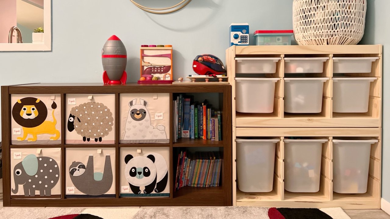 如何用$220打造一个安全，美观而且整洁的玩具房！