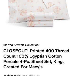 要买床上用品的可以关注一下Macy's这...