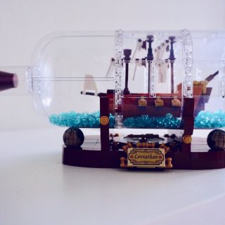 瓶中船Lego