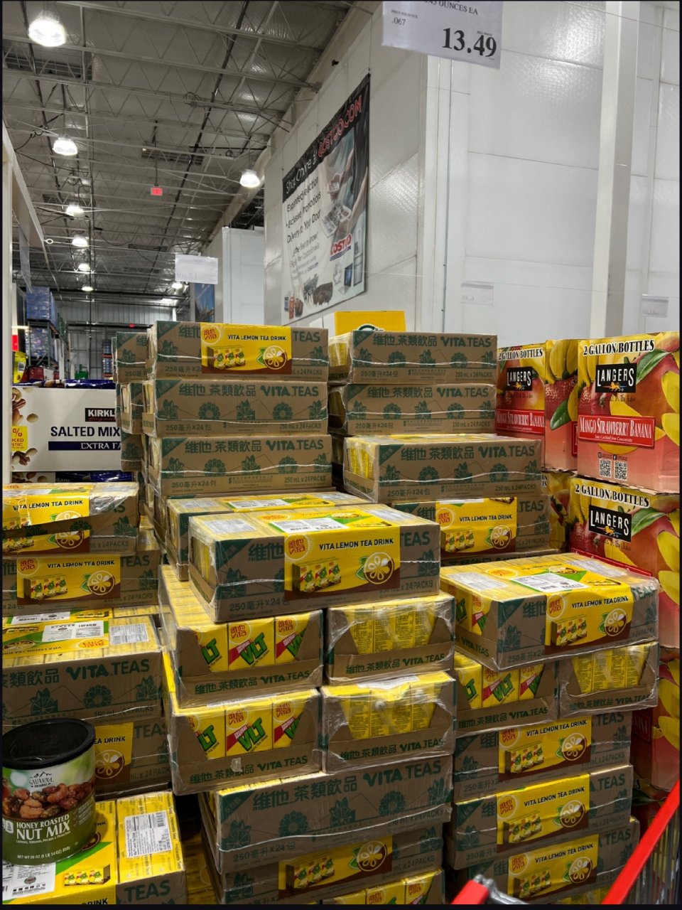 Costco 13块24盒的维他柠檬茶～...
