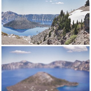 火山湖国家公园▪️寂静的蓝天和深湖☁️...