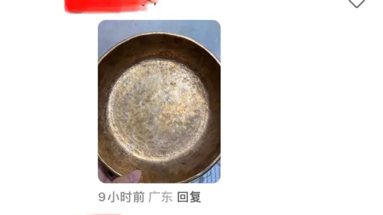 关于铜器材质的一些回答｜网友：新买铜盘用了几次，有白色划痕，不知是不是纯铜