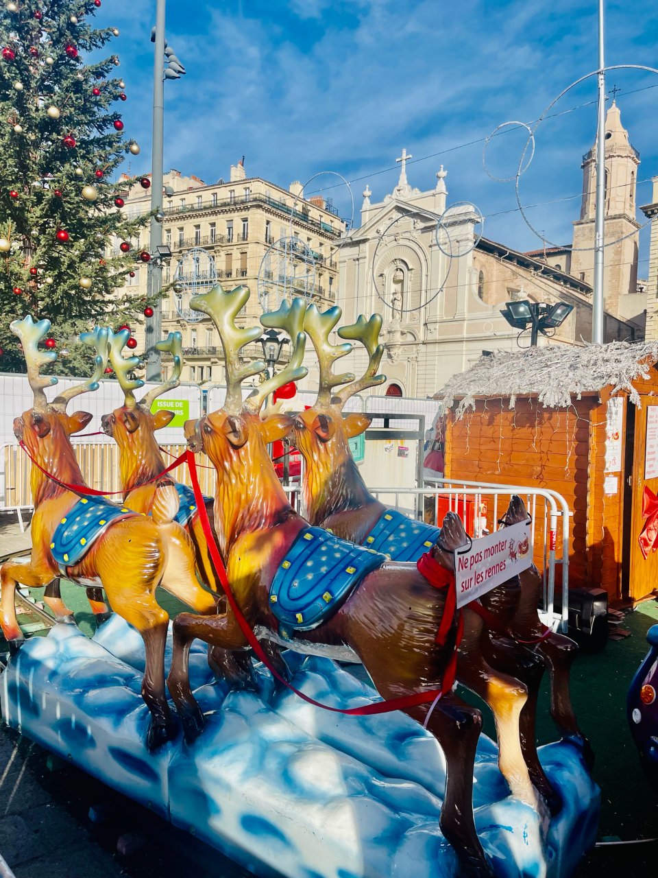 圣诞节🎠热闹的⚓️马赛市区...