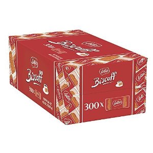 Lotus Biscoff Non GMO European Biscuit Cookies, 0.2 Ounce (Pack of 300)