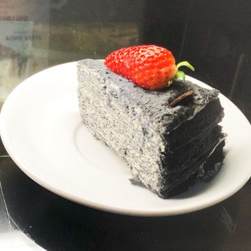Teaquation & Tonic - 旧金山湾区 - Palo Alto - 推荐菜：Black Sesame Crêpe Mille Cake