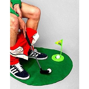 $9.95 amazon四星好评 搞笑送礼好物 在马桶上苦练高尔夫 现价仅$9.95