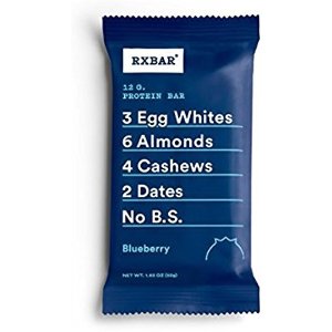 $15.09 RXBAR Whole Food Protein Bar, Blueberry (Pack of 12)能量棒