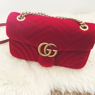 Gucci Marmont Red Ve...