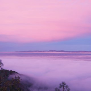湾区Hiking｜俯瞰硅谷｜彩云缭绕的云...